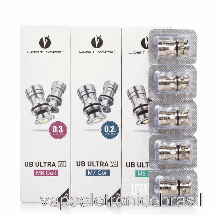 Vape Vaporesso Perdeu Bobinas De Substituição Vape Ultra Boost [v2] Bobinas Mtl De 1.0ohm